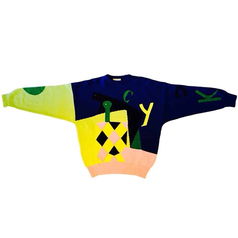 versace colorful sweater